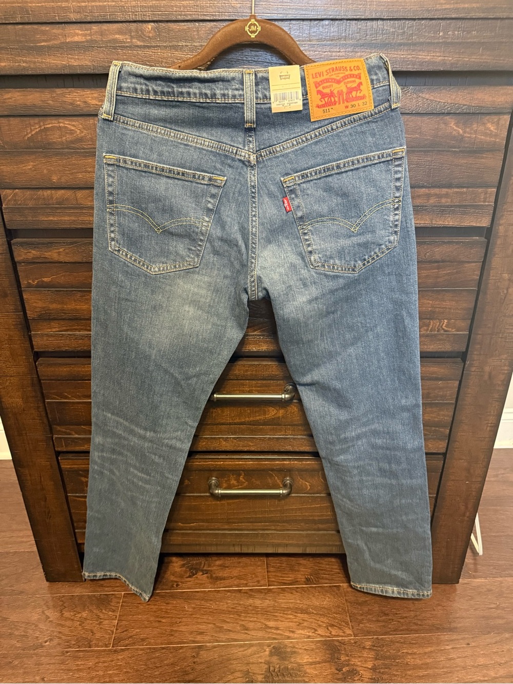 Levi’s 511 Slim Jeans Men’s 30x32 Stretch Medium Wash NWT Without Hang Tag - Picture 2 of 5